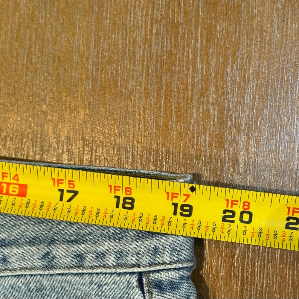 NWT AGOLDE Curtis‎ Jean in Conflict Mid Rise Straight Leg Tapered Ankle Size 36 - Picture 9 of 12